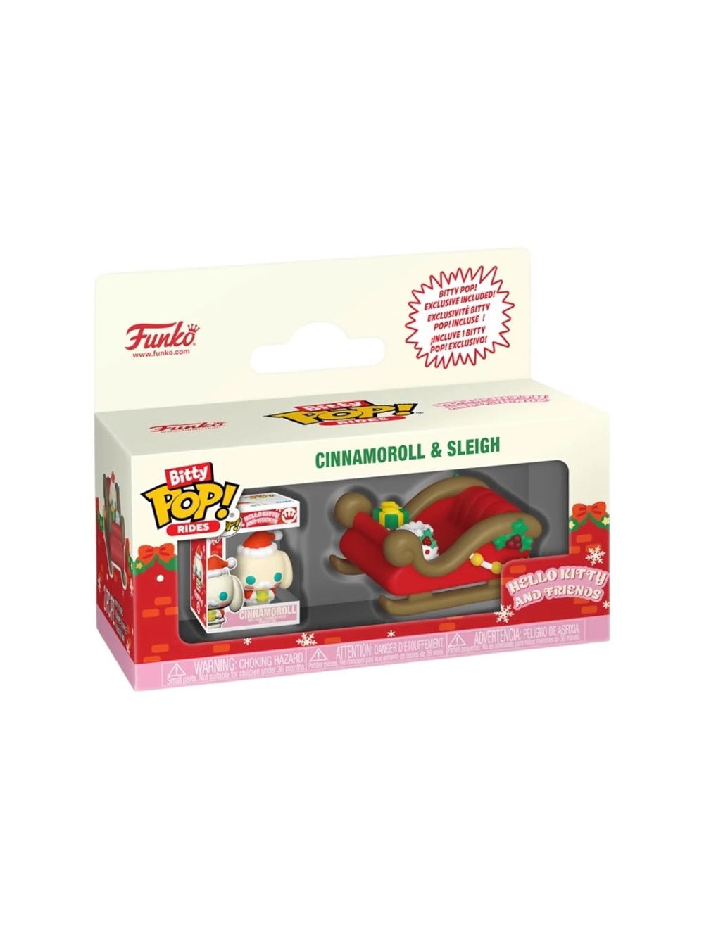 Funko Cinnamoroll with Red Sleigh Bitty Pop! Rides